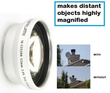 Marumi Telephoto Convertor Lens 2.0x Lens (52mm Mount Thread)